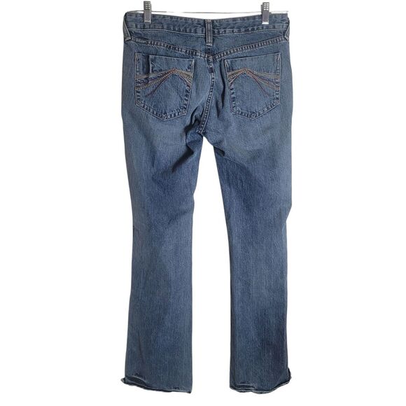 Ariat Ruby Boot Cut Jeans Women's 28 Long Blue Denim Western Cowgirl Workwear - Picture 2 of 14